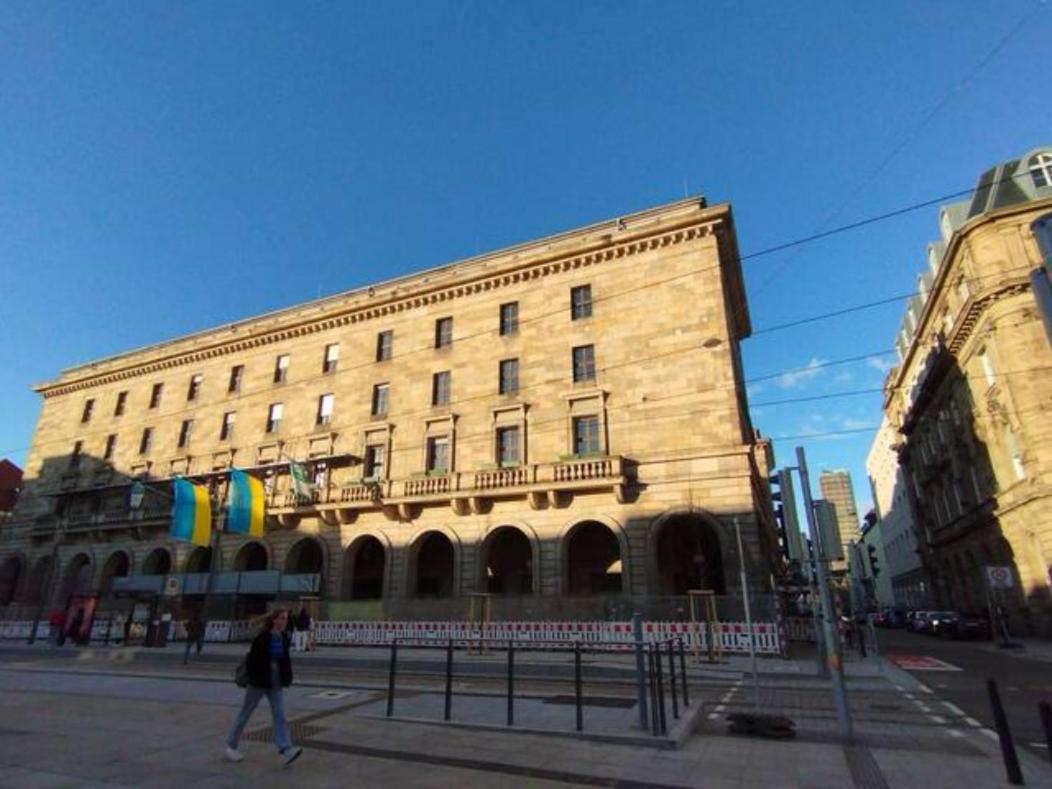 Ferienwohnung Mannheim Zentrum Stadthaus Zimmer 3 Exterior foto