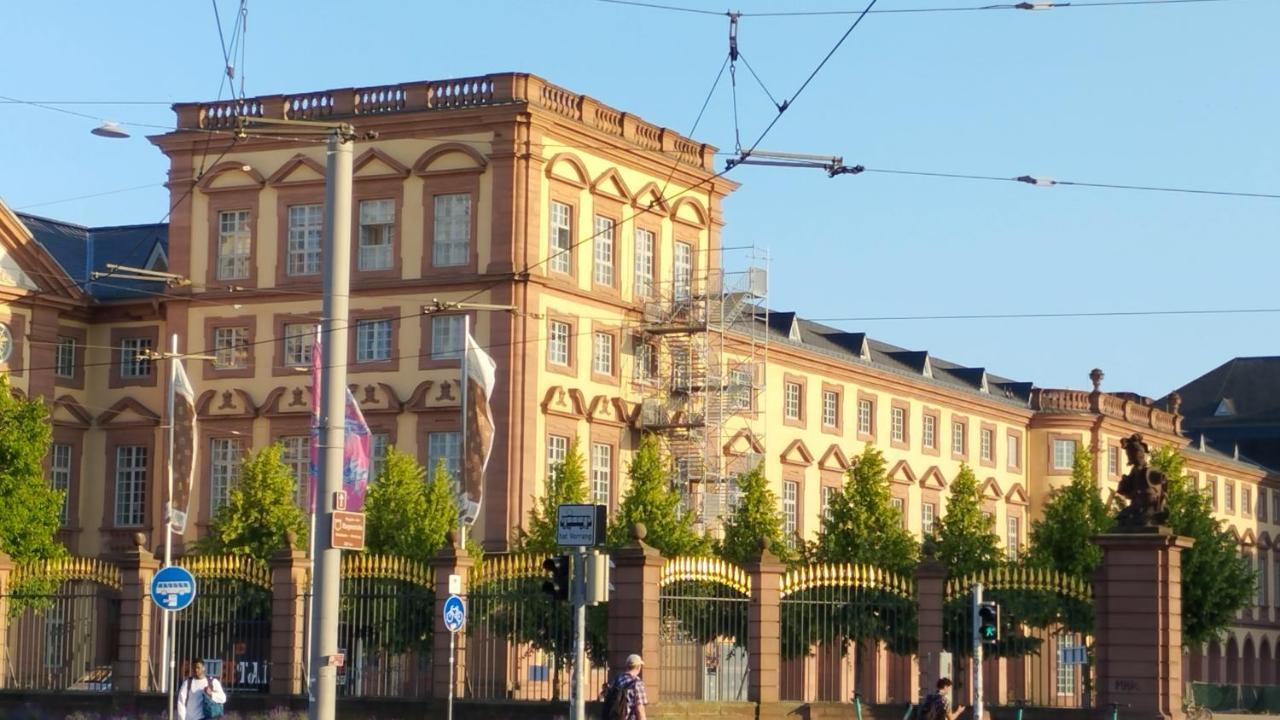 Ferienwohnung Mannheim Zentrum Stadthaus Zimmer 3 Exterior foto