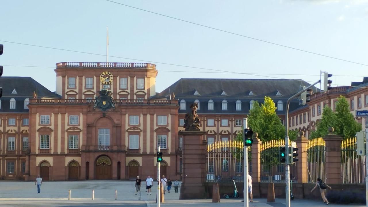 Ferienwohnung Mannheim Zentrum Stadthaus Zimmer 3 Exterior foto